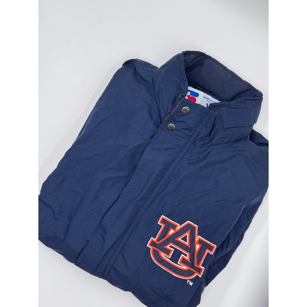 Vintage Russell Athletic Auburn Pullover Windbreaker 90s College Sports
